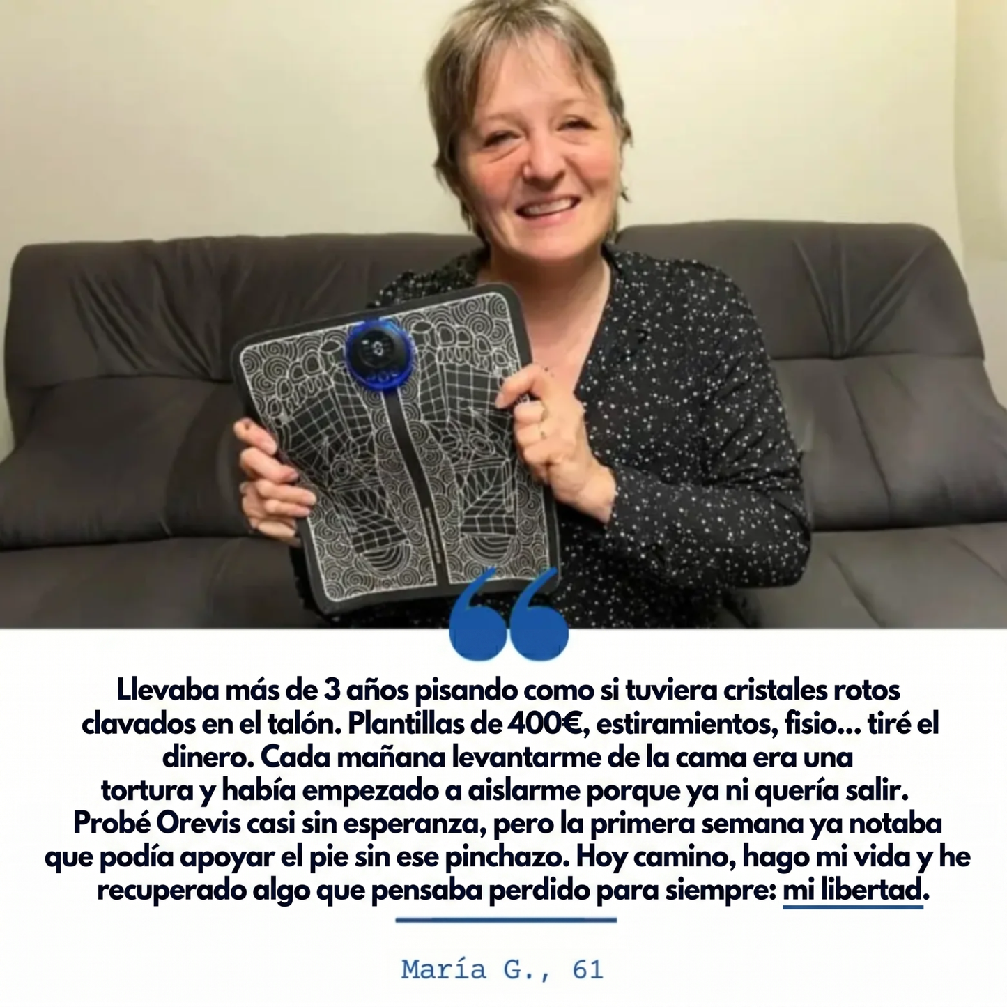 OREVIS EENM — Alivio Profundo De Fascitis Plantar En 15 Minutos Al Día
