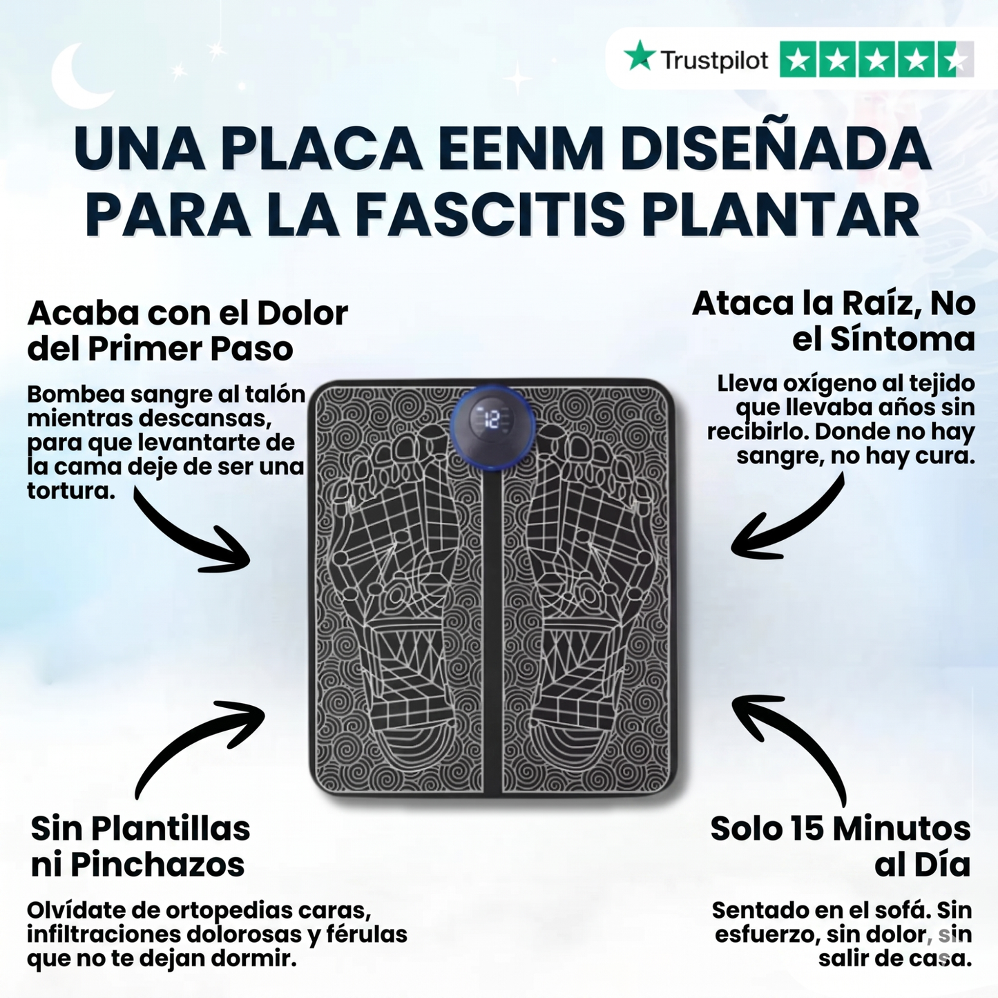 OREVIS EENM — Alivio Profundo De Fascitis Plantar En 15 Minutos Al Día